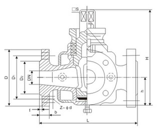 BX44W-10C/P���mʽ��ͨ���������y���νY���ߴ�D
