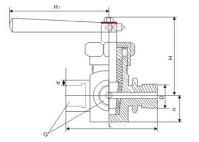 X14H-1.0C/T/P��ͨʽ�����팣�������y���νY���ߴ�D