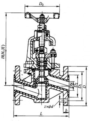 J41Fs-16��J41F3-16���r�ܽ�ֹ�y��Ҫ���μ��Y(ji��)��(g��u)�ߴ�D