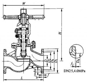 WJ41Y-16�ͷ��m�B���T䓲��y�ܽ�ֹ�y��Ҫ���μ��Y(ji��)��(g��u)�ߴ�D