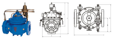 400X/L741X�� ���������yPN10��PN25���γߴ�D
