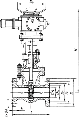 Z940H/Y/W���T�늄�Шʽ�l�yPN100��PN160���γߴ�D