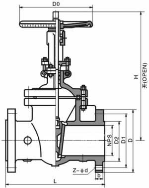 Z40H�����l�yPN20��PN100���γߴ�D
