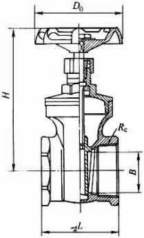Z15W-16R��Z15W-16P�ͽz�ڲ��P��l�y���γߴ�D