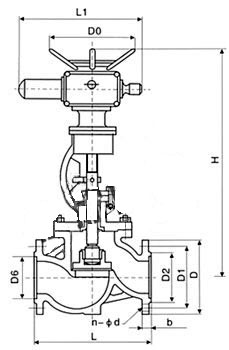 J941H늄�(d��ng)���m��ֹ�yPN16��PN160���νY(ji��)��(g��u)�ߴ�D